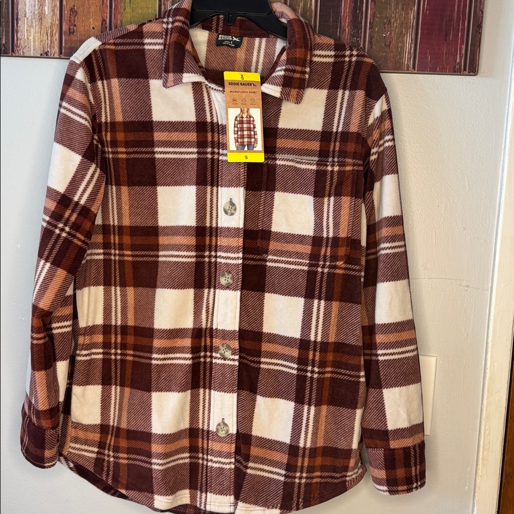 Eddie Bauer Ladies' Microfleece Button-Up Shirt